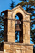 Hania - Inland from Kolimbari. The church of Mihal Arhngelos Episkop, detail of the bell tower.